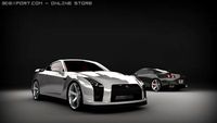 Nissan GTR 2009 3D Model