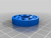 Ball bearing print in place.