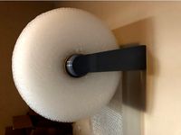 Bubble Wrap Holder with non-intrusive mount
