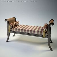 Banquette 3D Model