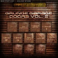 UIC Grunge Garage Door Textures Vol2 3D Model