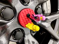 Blocko Brick Stud Center Wheel Cap