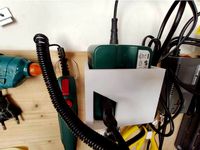 rotary hand-tool power supplly wall mount