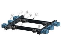 Ender 5 Dual Z 2020 (Bed Support)