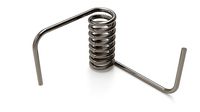 Torsion spring leg 90 degree