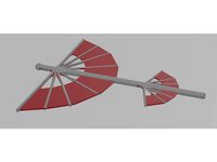 Multi-Material Avatar The Last Airbender Staff Glider