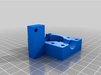 CoreXY nozzle bracket parts