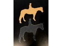 Laser Cut Horse Rider