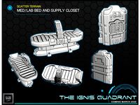 Medical Exam Bed - The Ignis Quadrant - 28-32mm gaming
