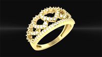 LADIES RING CWLR 1012 | 3D