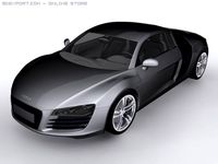 Audi R8 3D Model