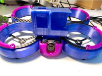 Cam cage to Splash cinewhoop 19 and 20mm cameras by M490fpv