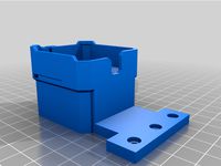 Endurance Laser diode mount for Prusa i3 MK3s/NEMA17 - REMIX by Yezariael75