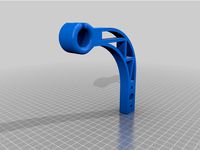 Wanhao Duplicator i3 Plus Filament Support Arm (Heavy Duty) by TwistedEngineer