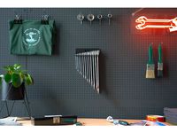 Combination Spanner Set 12pcs metric 6-22mm Wall Holder 056 I for screws or peg board by WIESEMANN1893