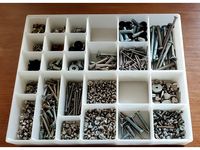 Small parts case (large) V2 w. 8 different box types by uncovery