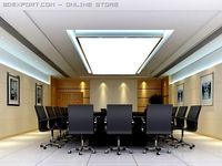 Photorealistic Conference Meeting Room 006 3D Model