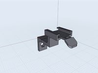 Taillight mount for Bike Rack (Delta Post Porter) and Niterider Solas 250 by osunick