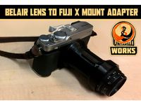 lomo Belair lens to Fuji X mount adapter  by Untangle