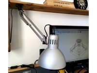 Ikea tertial lamp upside-down attachement by Waldric