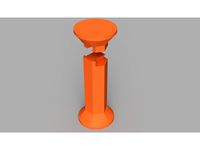 Hex axle for "Updated Ball bearing TPU Wheel Upgrade to the Prusa Spoolholder for Ikea Lack" by lecter
