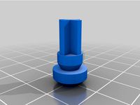 8mm tripod foot plug by MilanGajic
