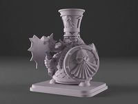 Heroquest - Infernal Dwarv (Dwarf) by enfenix