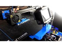 Gopro Hero in cage Slot in Mount for Ender 3 Pro Timelaspe by fullmoonpartyvideo