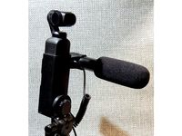 Gun microphone holder for Osmo Pocket by Photo-classic