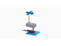 Airplane Simulator (Mechanical) No Strings and Print in Place Bearings by ljbeng