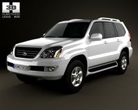 Lexus GX J120 2009 3D Model