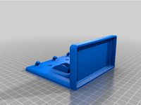 Two Gang Light Switch with key rack and shelf or nest hub by joe9216