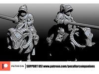 Dwarf Heavy Cavalry - Ram mount (updated) by PeculiarCompanions