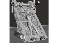 d&d torture rack with sexy female victim by jmzz2000