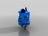 destroyed silo - necromunda - terrain by jimjimjimmyjim