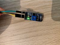 Housing for generic light sensor to mount on Telefunken XU49B401 by CubicrootXYZ