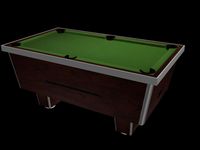 Pool Table 3D Model