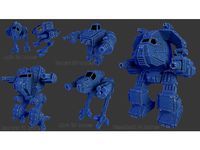 5 Mechs by Terrain4Print