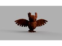 Noctowl - Low poly by TheMrPhantom