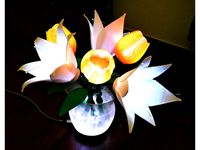 Glowing Vase of Flowers by Hawking