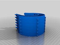 Medical Mask - PWRv3-3/s stack 6/7pcs - no waste and support model by Matterfaker