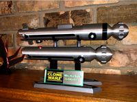 Ahsoka Tano Clone Wars Lightsabers Stand by UnimatrixRed