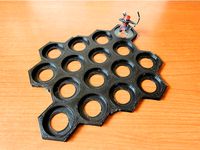 Interlocking 25mm base tray by kitaqgamers