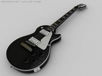 Gibson Les Paul guitar 3D Model