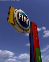 Monument sign with aluminum panels customizable l 3D Model