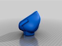 Covid-19 NanoHack v2 Copper3D front air leak voronoi remix with tree supports by jf214