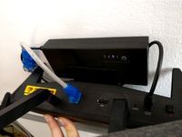 Synology RT2600ac Wall Mount Adapter with backup battery support by Tofandel