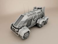 Sci fi vehicle 3D Model