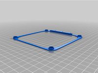 anycubic mega liftup frame 120mm fan mount by sui77