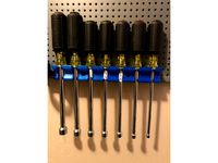 Pegboard Holder for Klein Tools 647M 7 Piece Magnetic Nut Driver Set by PinballViking